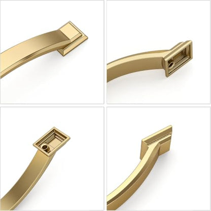 30 Pack 3 Inch(76mm) Champagne Bronze Cabinet Pulls, Champagne Gold Cabinet Handles Kitchen Arch Cabinet Hardware for Bathroom Drawer - color: Champagne Bronze, size: 3 inch（76mm）, style: 30 Pack