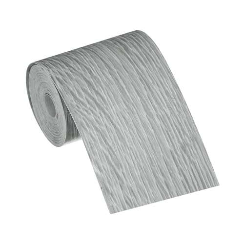 MECCANIXITY Wood Grain Repair Tape, 2 Inch x 16 Feet Self Adhesive Wood Grain Tape Multi-Purpose Wallpaper Border Trim for Furniture Floors Windows Doors Tables Home, Gray - color: Gray, size: 2 Inch x 16 Feet
