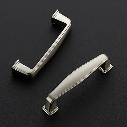 Ravinte Brushed Nickel Cabinet Handles Solid Cabinet Pulls 3 Inch 30 Pack - color: Brushed Nickel