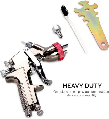 NEIKO 31216A Air Spray Paint Gun, HVLP with Gravity Feed, 2.0 MM Nozzle, 600 CC Capacity, Spray Gun Paint Sprayer for Walls, Automotive, Home Improvement - style: 2.0mm nozzle