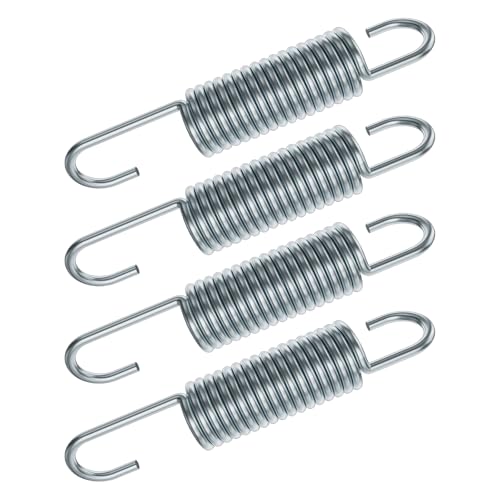 Replacement for 3-5/8 Inch Recliner Spring Recliner Chair Mechanism Furniture Tension Springs Long Neck Style .Long Neck Hook Style-Recliner Replacement Parts(Silver White 4Pcs) - size: 3-5/8 in 4Pcs