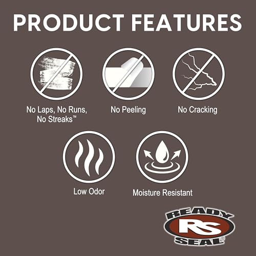 Ready Seal Exterior Wood Stain & Sealer, Clear, 1 Gallon - color: Clear, size: 1 Gallon