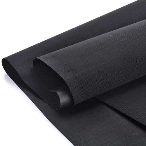 Waterproof Canvas Fabric by The Yard 600D Upholstery Outdoor Fabric 58" W - color: Black
