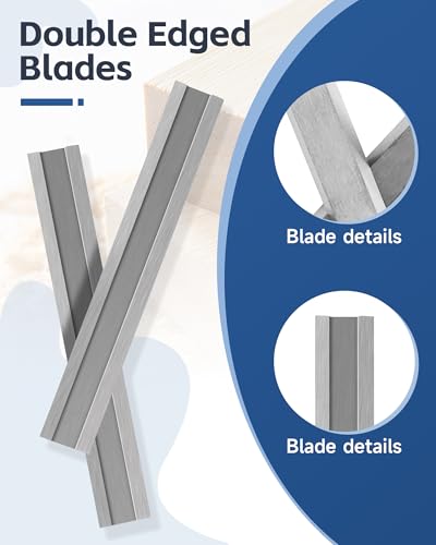 2.5" Carbide Paint Scraper Blades, for Removing Paint, Wood, Glue and Grout - color: 2.5"