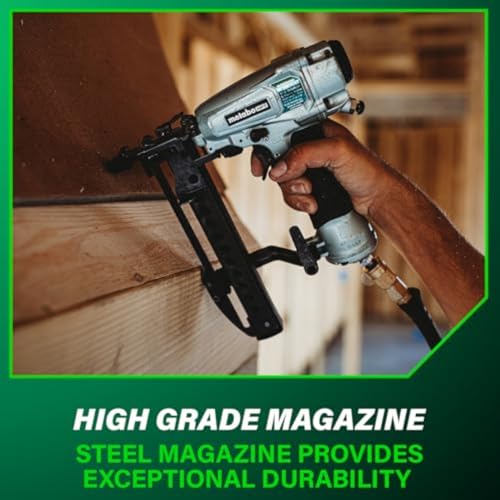 Metabo HPT 18 Gauge Finish Stapler, 1/4 Crown Staples Pneumatic, N3804A5