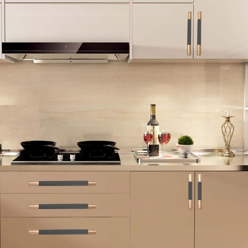 12 Pack 3 Inch 76 mm Bronze and Black Barrel Cabinet Pulls Cupboard Aluminum Handles Drawer Pull Cabinet Handles - color: Bronze and Black, size: 3 Inch