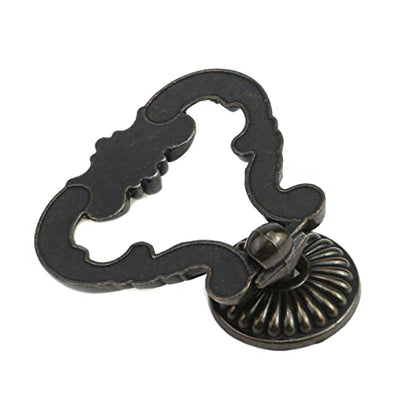 Vintage Antique Bronze Cabinet Pulls French Provincial Drawer Pulls - size: 2.6" Length