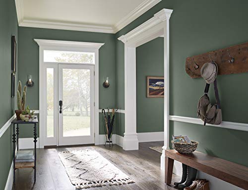 KILZ TRIBUTE Paint & Primer, Interior, Satin, American Pine, 1 Gallon - color: AMERICAN PINE, size: 128 Fl Oz (Pack of 1)