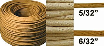 VIRC Fiber Rush KIT 5/32 Kraft Brown with Instruction Booklet