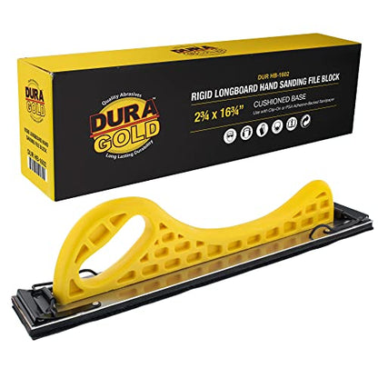 Dura-Gold Pro Series Longboard Hand Sanding Block Hook & Loop & PSA Backing - style: Standard