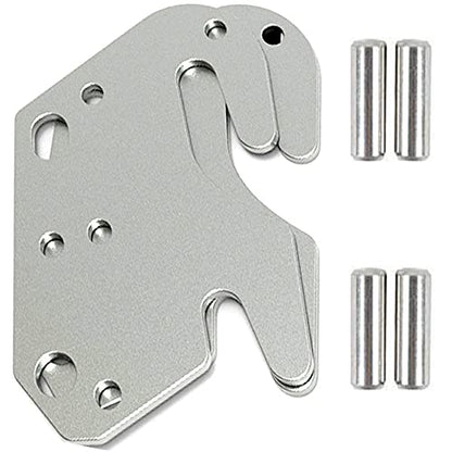 2 PCS Universal Wood Bed Rail Hook Plates for Beds Frame Bracket Headboard - color: 2 PCS