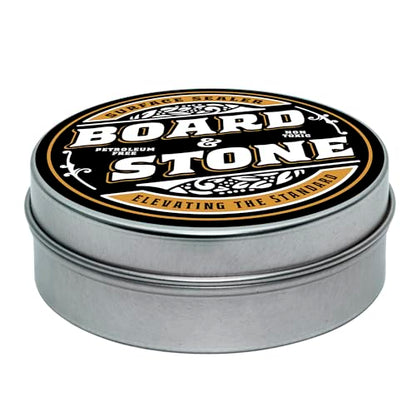 Board & Stone – 100% Petroleum-Free Food Safe Surface Sealer | Natural Wax & Coconut Oil Blend for Butcher Blocks, Cutting Boards, Stone Counters, and Cast Iron | No Scent or Dyes