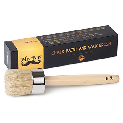 Mr. Pen Chalk & Wax Paint Brush, 2 Inch Round - size: 2 inch