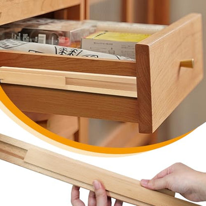 Luomorgo Wooden Drawer Slides, 16 Inch, Bottom Mount, 1 Pack