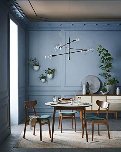 Dimoon 787''x17.7'' Blue Peel and Stick Wallpaper Contact Paper Modern Self Adhesive Wall Paper Removable Renter Friendly Textured Solid Color Shelf Cabinet Vinyl Roll (787''x17.7'',Blue Grey) - color: Blue Grey, size: 17.7" x 787"