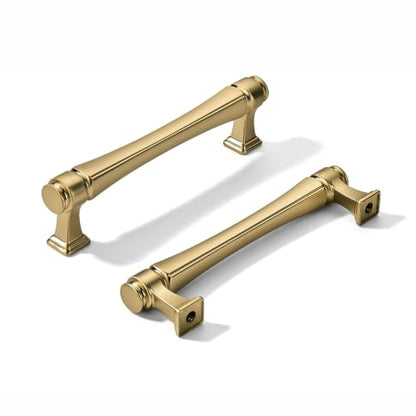 LIMUR 10 Pack 3.75 Inch (96mm) Hole Center Champagne Bronze Cabinet Pulls – Solid Zinc Alloy Kitchen Cabinet Handles, Drawer Pulls for Bathroom Vanity, Dresser & Wardrobe, M4 Screws Included - color: Champagne Bronze, size: 3.75"/96 MM Hole Center