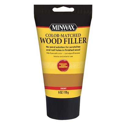 Minwax Color-Matched Wood Filler, Cherry, 6 oz - size: 6 oz.