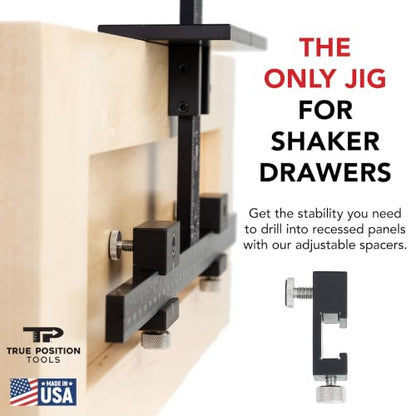 The Original Cabinet Hardware Jig - Made in USA - Most Accurate Tool for Knobs and Pulls - Hand Calibrated by True Position Tools - size: ORIGINAL