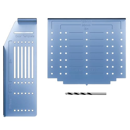 Drill Mounting Template for Kitchen Cabinet Pulls Kitchen Handles,1 Pack - size: ‎Align Sizes: 3'' / 3.75'' / 5''