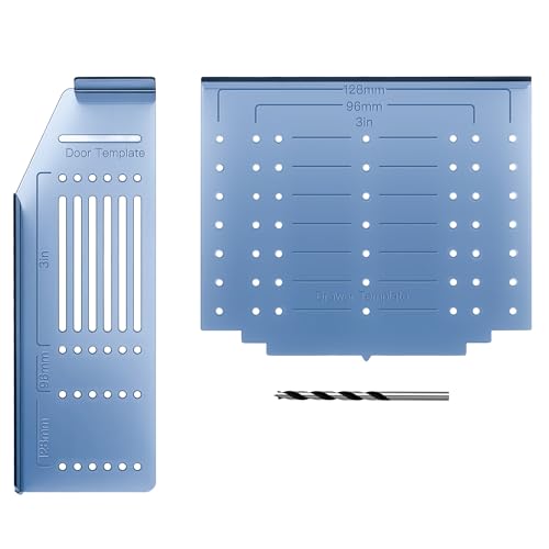 Drill Mounting Template for Kitchen Cabinet Pulls Kitchen Handles,1 Pack - size: ‎Align Sizes: 3'' / 3.75'' / 5''