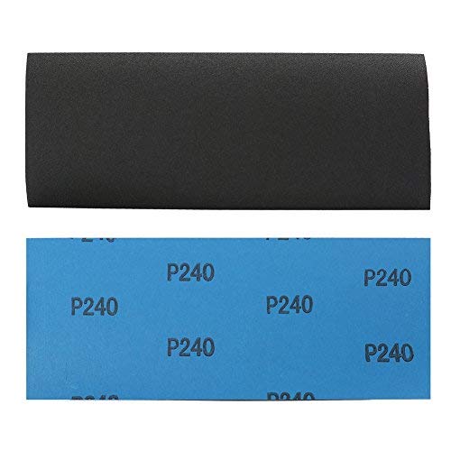 LotFancy 240 Grit Sandpaper, 45PCS, 9 x 3.6 Dry Wet Sand Paper, Silicon Carbide Sanding Sheet for Metal Automotive Wood Furniture Sanding, Polishing, Finishing - size: 240Grit