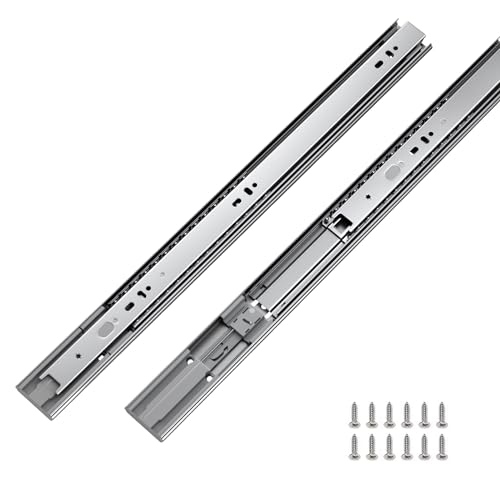 LONTAN 6 Pairs 22 Inch Soft Close Drawer Slides Heavy Duty 100lb Capacity - size: 22 Inch
