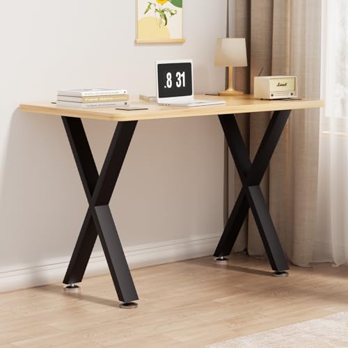 Heavy Duty X Shape Metal Table Legs, Replacement Legs for Dining Table - color: X-shape, size: 28"H16"W