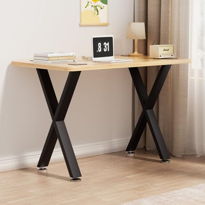 Heavy Duty X Shape Metal Table Legs, Replacement Legs for Dining Table - color: X-shape, size: 28"H16"W