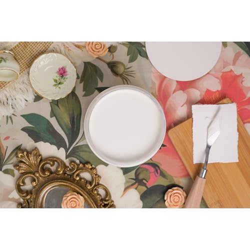 Dixie Belle Silk All-In-One Mineral Paint - Elderflower (4oz) - color: Elderflower, size: 4 Fl Oz (Pack of 1)