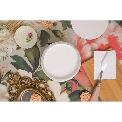 Dixie Belle Silk All-In-One Mineral Paint - Elderflower (4oz) - color: Elderflower, size: 4 Fl Oz (Pack of 1)