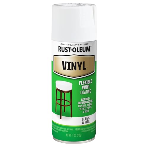 Rust-Oleum Vinyl White Spray Paint - color: White, size: 11 Fl Oz (Pack of 1)