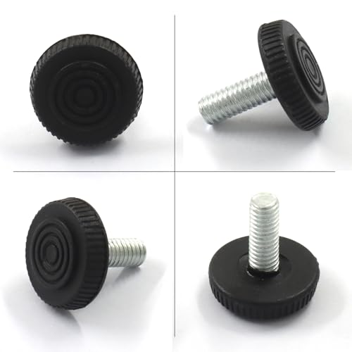 24 Pack M6 Threaded Adjustable Furniture Leveling Feet, Screw-in - size: M6