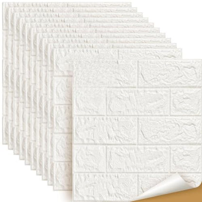 JOLOV 3D Wall Panels Peel and Stick, Waterproof PE Foam (30)