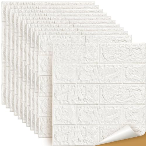 JOLOV 3D Wall Panels Peel and Stick, Waterproof PE Foam (30)