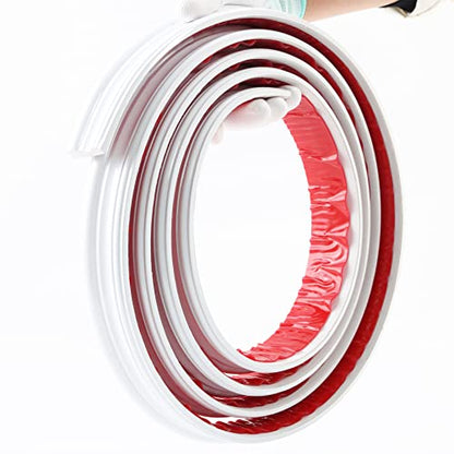 Gaahing Peel and Stick Wall Molding Trim & Chair Rail, Self-Adhesive Panel Moulding, DIY Home Decor on Cabinet Door Mirror Frame, 9.8ft x 2.4in - size: 2.4" W x 118.1"L