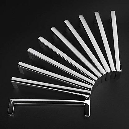 KOOFIZO 10 Pack 3-3/4 in Polished Chrome Cabinet Pulls, Drawer Handles 1816 - color: Polished Chrome, size: 3-3/4" CC - 10Pcs