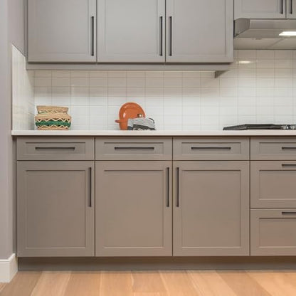 Ravinte Matte Black Square & Solid Cabinet Handles,10 Inch,30 Pack - size: 10 Inch Hole Center