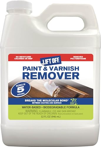 Lift Off Paint & Varnish Remover, 32 fl oz, 41132 - size: 32 Fl Oz (Pack of 1)