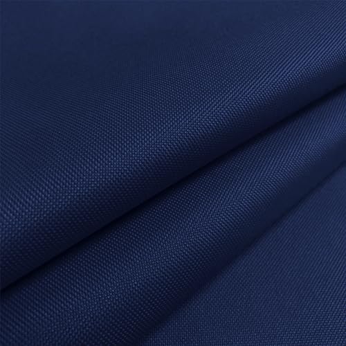 Waterproof Upholstery Fabric by the Yard 600D Oxford, Navy Blue - color: Navy Blue, size: 1 Yard 36" x 58"