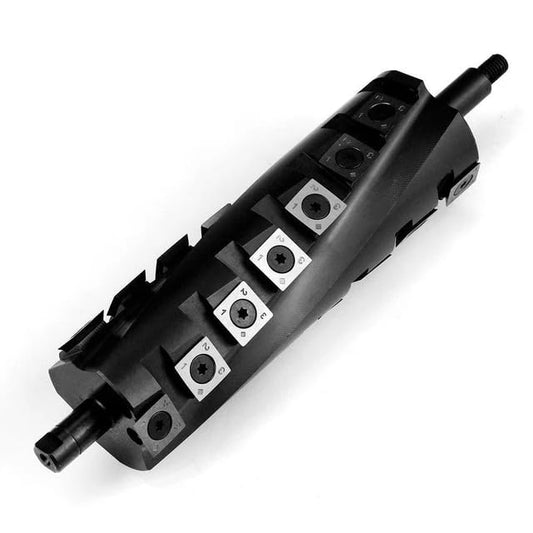 FINDBUYTOOL Helical Cutterhead for Porter Cable PC160JT 6" Benchtop Jointer with Carbide Insert Knives, 40X Longer Life, 50% Less Noise for Woodworking, Furniture Making, DIY & Professional Use