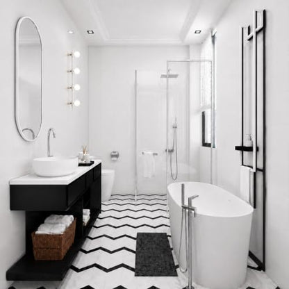 Peel and Stick White Wall Tiles for Backsplash 11.8" x 11.8", 12-Pack - color: Pure White, size: 11.8" x 11.8" x 2.2mm