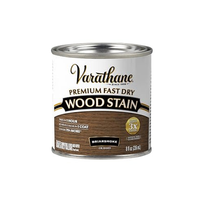 Varathane Premium Fast Dry Briarsmoke Wood Stain - color: Briarsmoke, size: 0.25 Quart (Pack of 1)