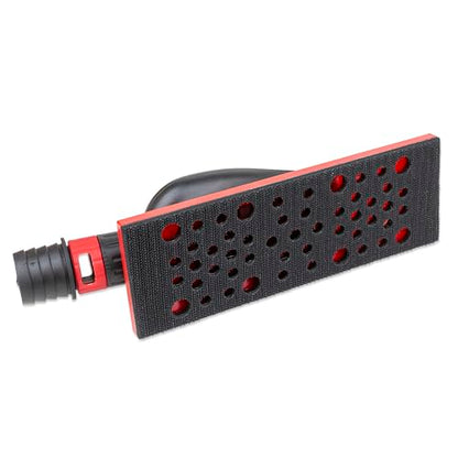 ZETA Dust-Free Multi Hole Vacuum Hand Sanding Block - Hook & Loop Backing (2.75" x 8") - size: 2.75" x 8"