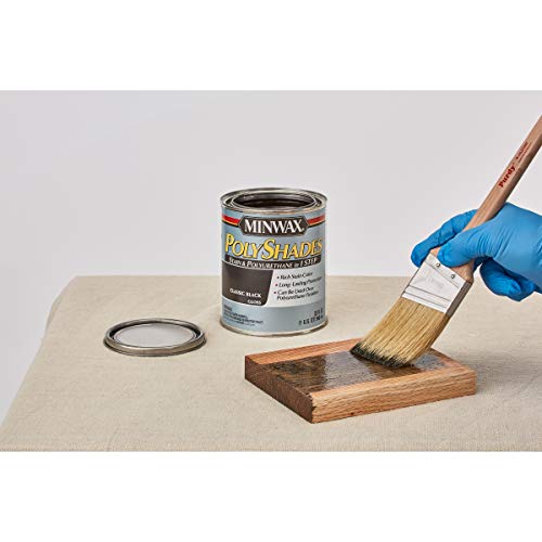 Minwax 61470444 PolyShades Stain & Polyurethane, Quart, Classic Oak