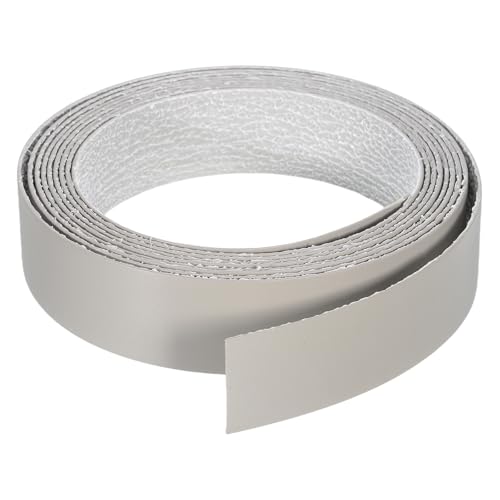 uxcell Edge Banding, 1 1/8 Inch x 9.84ft Pre-Glued Wood Veneer Edging Iron-on Flexible Edge Banding for Cabinet Repair Furniture Restoration, Khaki - color: Khaki, size: 1 1/8 Inch x 9.84ft