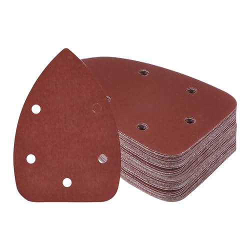 50pcs Mouse Sander Detail Sandpaper 2000Grit 3.5"x5.5" Triangle - size: 2000 grit