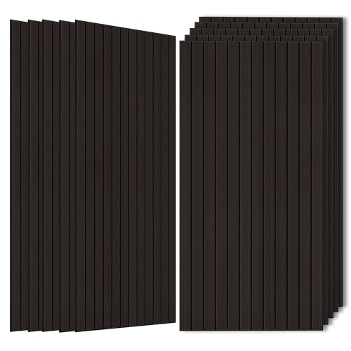 Acoustic Wall Panels,10 Pack 47.2”x23.6”x0.35” Sound Panels,Ebony - color: Ebony, size: 10 PACK
