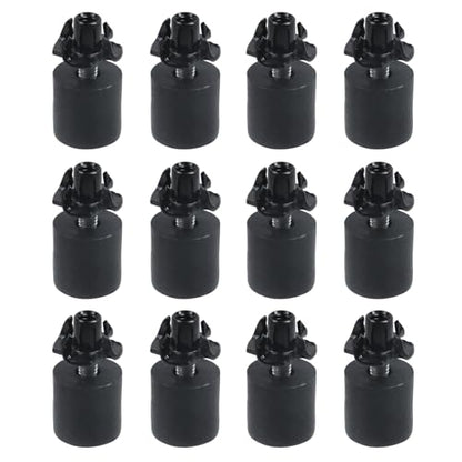 Geesatis 12Pcs M4 Leveling Feet Stainless Steel Screw with Four-Prong Nut