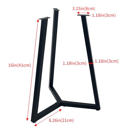 Round Coffee Table Legs,Metal End Side Table Leg,Coffee Table Base Only - color: A, size: 16 x 18 Inch