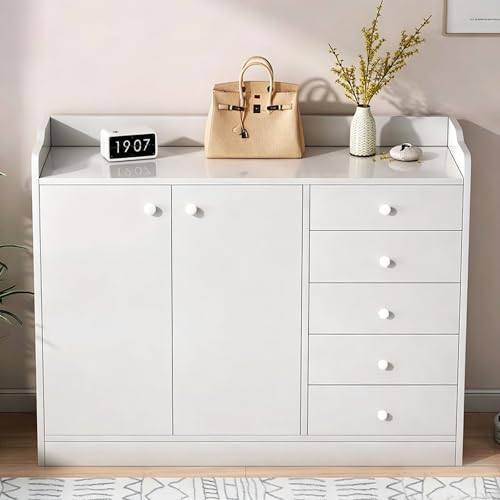 2Pcs Wooden Cabinet Knobs, Wood Dresser Knobs Cylindrical Kitchen Cabinet Knob Modern Small Round Knob for Furniture Dresser Cupboard Drawer Closet Door (White) - color: White-Cylinder